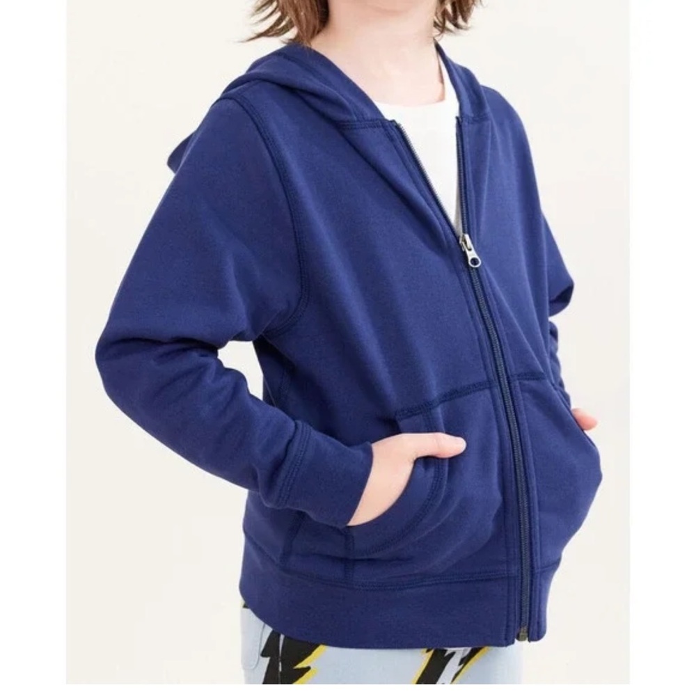 Hanna Andersson Kids Bright Blue Hoodie - Picture 1 of 5